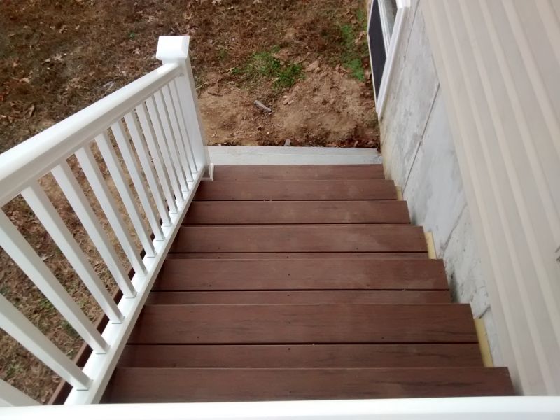 Finished Deck Steps