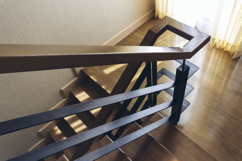 Contemporary Wood Railing